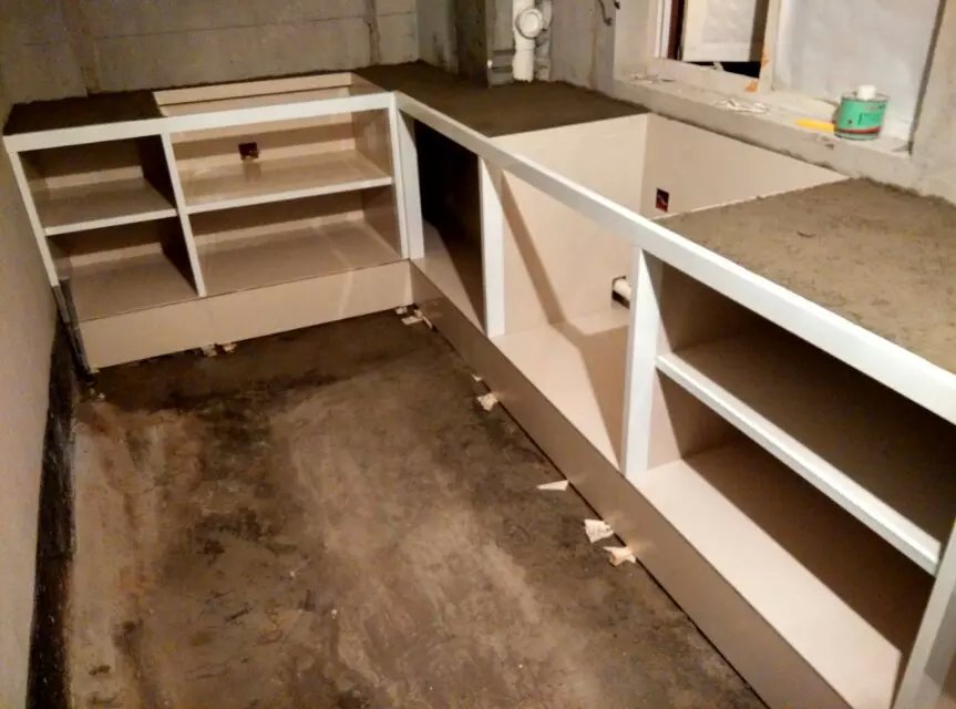 百分橱柜专业制作泥瓷砖橱柜、旧厨房改造